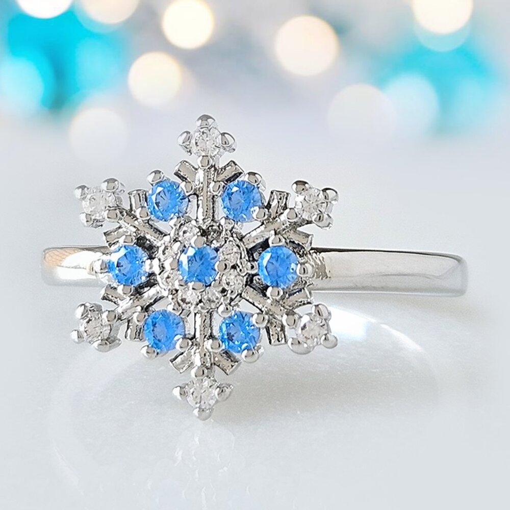 ULTRA RARE Snowflake 2018 Ring, 925 Sterling Silver Charmed Aroma